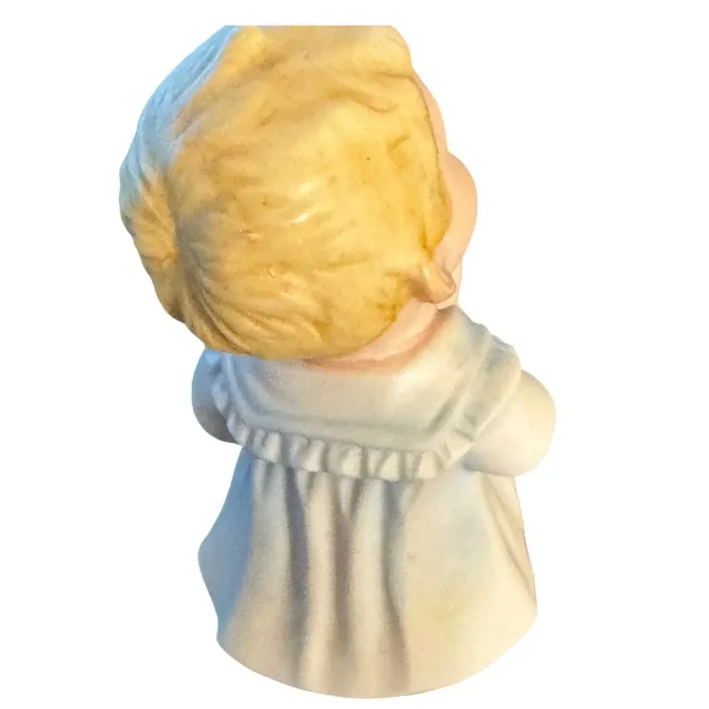 Vintage Crawling Piano‎ Baby Porcelain Bisque Baby Boy 4.75